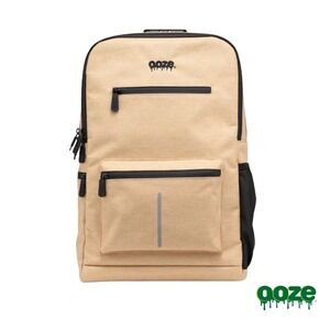 NWT Ooze Smell Proof Carbon Lined Black Backpack with Built in Combination Lock